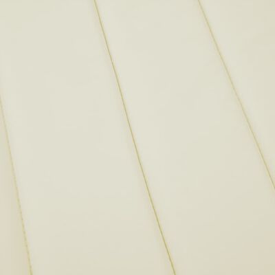 vidaXL Cojín de tumbona de tela Oxford crema 200x70x3 cm