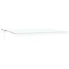 vidaXL Tela de toldo Blanco 600 x 350 cm Poli&eacute;ster