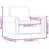 vidaXL Sill&oacute;n de terciopelo rosa 60 cm