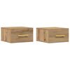 vidaXL Armario de Noche 2 uds. 35 x 35 x 20 cm Madera de ingenier&iacute;a