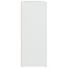 vidaXL Aparador de madera contrachapada blanco 91x29,5x75 cm