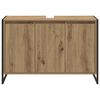 vidaXL Gabinete de Ba&ntilde;o con puerta Roble Artesanal 90 x 30 x 60 cm