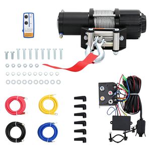 vidaXL Cabrestante el&eacute;ctrico con mando a distancia 12V 4500lbs 2040kg