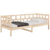 vidaXL Sof&aacute; cama sin colch&oacute;n madera maciza de pino 90x200 cm
