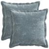 vidaXL Funda de almohada 2 uds. HOUTEN Azul Claro 45 x 45 cm