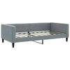 vidaXL Sof&aacute; cama de tela gris claro 100x190 cm