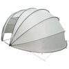 vidaXL Tienda de piscina tipo c&uacute;pula Gris 538 x 440 x 204 cm