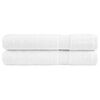 vidaXL Toallas de sauna SOLUND 2 uds blanco 80x200 cm 600 gsm