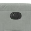 vidaXL Sillón reclinable eléctrico de terciopelo gris claro