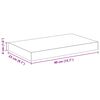 vidaXL Estante flotante de pared 2 uds MDF roble y blanco 40x23x3,8 cm