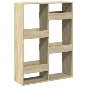 vidaXL Separador de ambientes madera roble Sonoma 100x33x135 cm