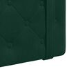 vidaXL Cabecera Colgante Verde oscuro 130 x 55 x 5 cm Terciopelo