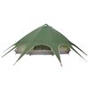 vidaXL Tienda tipi con techo Verde y Gris 600 x 600 x 347 cm
