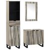 vidaXL Juego de muebles de ba&ntilde;o 3 uds. 38 x 33 x 160 cm