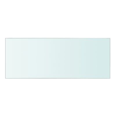 vidaXL Panel de estante vidrio claro 40x15 cm