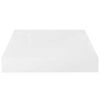 vidaXL Estante flotante de pared 4 uds MDF blanco brillo 23x23,5x3,8cm