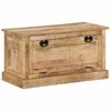 vidaXL Zapatero madera de mango maciza 85x40x45 cm