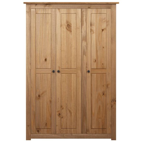 vidaXL Armario de 3 puertas madera pino Panam&aacute; Range 118x50x171,5 cm