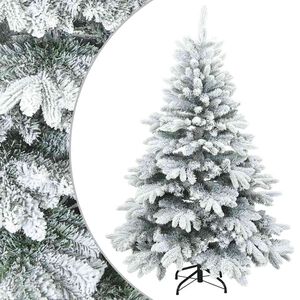 vidaXL &Aacute;rbol de Navidad artificial plegable cubierto de nieve