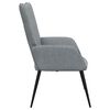vidaXL Sill&oacute;n de relax de tela gris claro