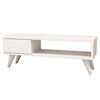 Homemania Mueble para TV Maya blanco 90x30x33 cm