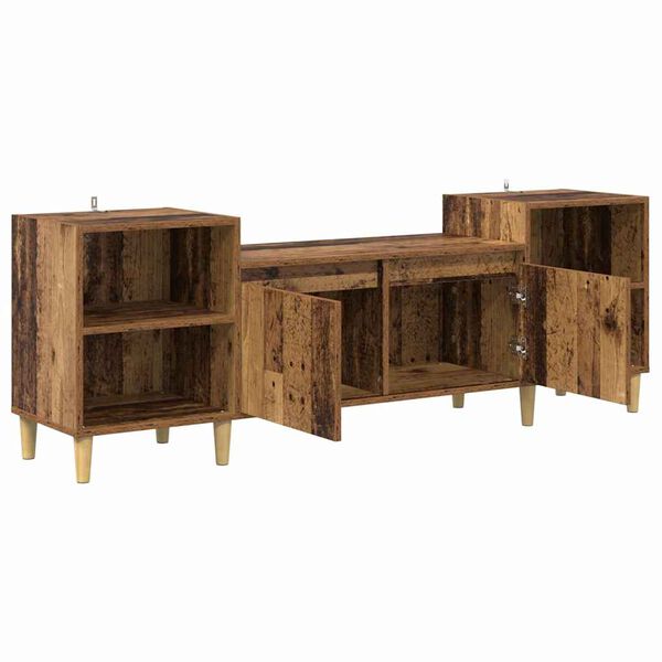 vidaXL Gabinete de TV Madera Vieja 160 x 35 x 55 cm