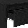 vidaXL Mesa Consola con caj&oacute;n Roble Negro 100 x 35 x 76,5 cm