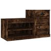 vidaXL Zapatero madera contrachapada roble ahumado 100x42x60 cm