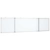 vidaXL Pizarra magn&eacute;tica plegable aluminio 160x40x1,7 cm
