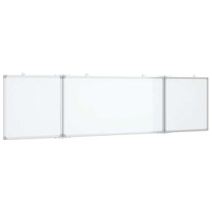 vidaXL Pizarra magn&eacute;tica plegable aluminio 160x40x1,7 cm