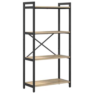 vidaXL Estante de libros 60 x 30 x 120 cm Madera de ingenier&iacute;a