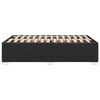 vidaXL Estructura de cama sin colch&oacute;n cuero sint&eacute;tico negro 120x200 cm