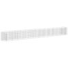 vidaXL Arriate de gaviones de hierro galvanizado 470x50x50 cm