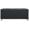 vidaXL Funda para Loungers Liso Negro 205 x 100 x 70 cm tela