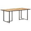 vidaXL Mesa de comedor madera de mango rugosa 180 cm