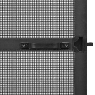 vidaXL Mosquitera con bisagras para puertas antracita 100x215 cm