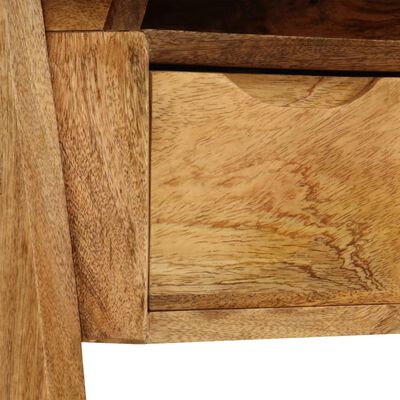 vidaXL Escritorio de madera maciza de mango 110x50x76 cm