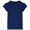 Camiseta infantil azul marino 140