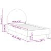 vidaXL Estructura de cama para ni&ntilde;os peque&ntilde;os con cabecera Gris Claro