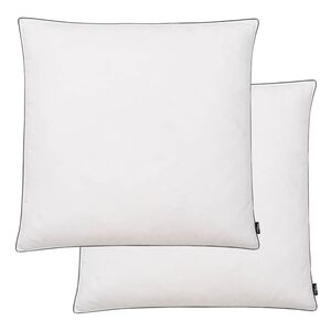 vidaXL Almohadas de plum&oacute;n/plumas 80x80 cm blanco 2 unidades
