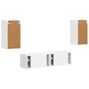vidaXL Conjunto de mueble de TV 4 pcs Madera de ingenier&iacute;a