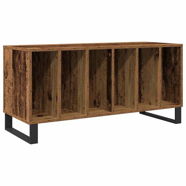 vidaXL Mueble para discos de vinilo Madera vieja 100 x 38 x 48 cm