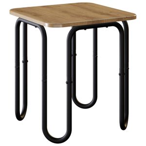 vidaXL Mesa de centro Roble artisan 40 x 40 x 45 cm