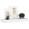 vidaXL Estantes de pared Loggia 2 uds blanco MDF 40x15x4 cm
