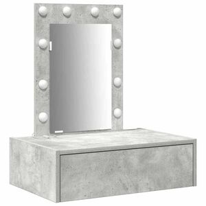 vidaXL Mesa Tocador Gris 60 x 40 x 70 cm Madera de ingenier&iacute;a
