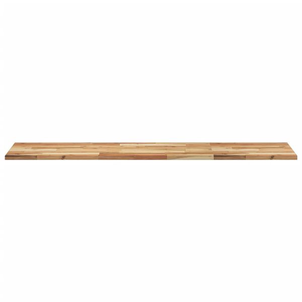vidaXL Estante flotante 4 uds madera acacia acabado aceite 120x40x2 cm