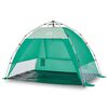 vidaXL Tienda de playa 2 personas impermeable apertura r&aacute;pida verde