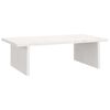 vidaXL Soporte de monitor madera maciza de pino blanco 50x27x15 cm