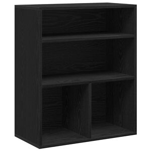 vidaXL Estanter&iacute;a madera ingenier&iacute;a negra 60x30x71,5 cm