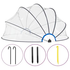vidaXL Cubierta capota de piscina 440x220 cm